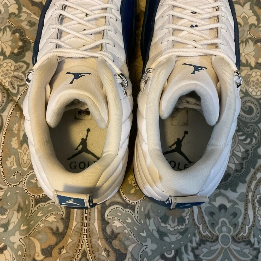 EUC Air Jordan XII Low Golf Shoes DH4120-101 Sz 10